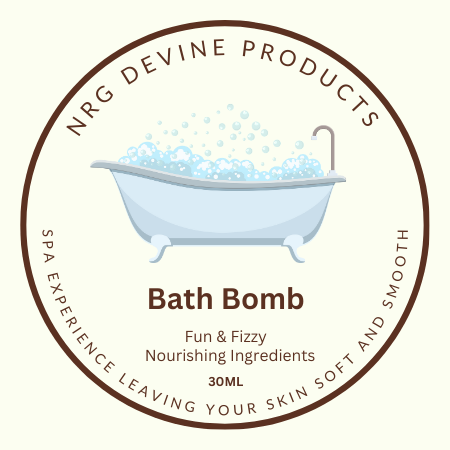 Bath Bombs Lemongrass & Coconut Fizzy botanical soak with avocado oil and kaolin clay