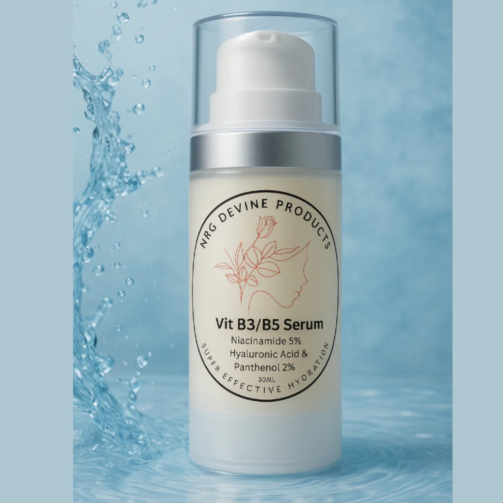 B3/B5 Hydration Serum – Vitamin-Enriched Radiance Botanical Facial Serum