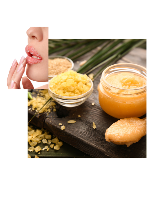 💋 Pucker Lip Scrub – Exfoliating & Nourishing Lip Polish Kissable Lips Range | 15g Bamboo Jar