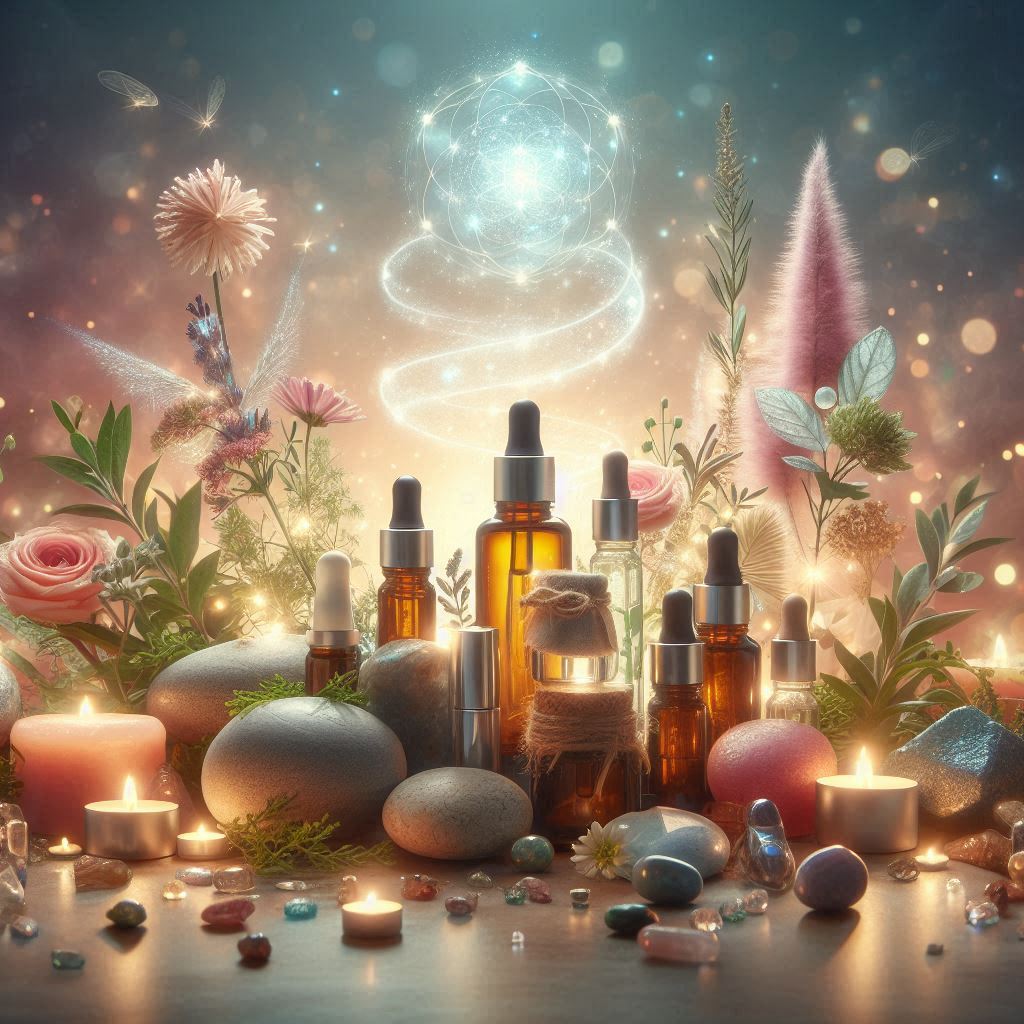 “Reiki energy-infused skincare cream with botanical elements”