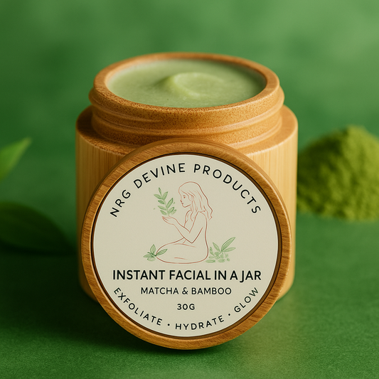 Instant Facial In A Jar Matcha and Bamboo