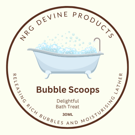 Bubble Scoops | Whipped Bath Ice Cream Bubbles Foaming bath treats with a tropical fruit twist