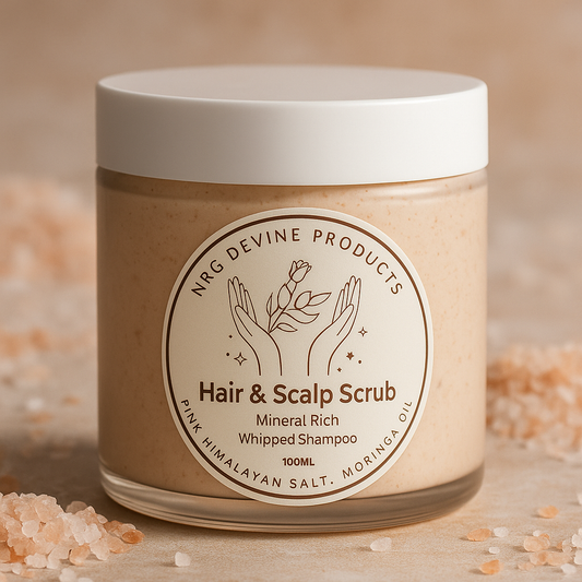 Pink Himalayan Whipped Shampoo & Scalp Polish Nourishing Scalp Scrub + Whipped Cleanser | 100ml Jar
