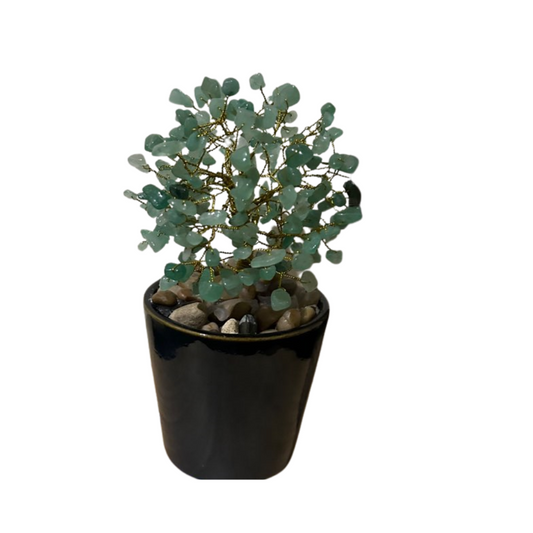 Crystal Tree – Green Aventurine Gemstone Decor