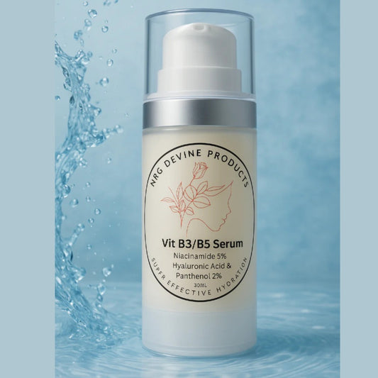 B3/B5 Hydration Serum – Vitamin-Enriched Radiance Botanical Facial Serum
