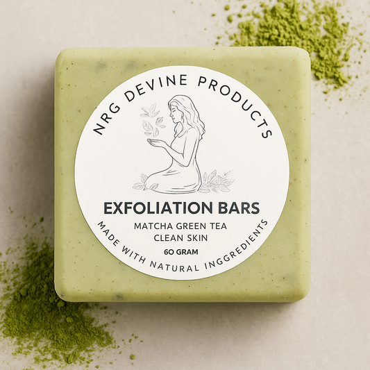 Matcha Green Tea Exfoliating Body Bars Botanical body polish with kaolin clay,  & soothing oatmeal